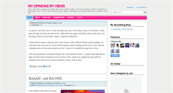 Desktop Screenshot of my-opinions-my-views.blogspot.com