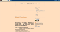 Desktop Screenshot of escueladiegoportales.blogspot.com
