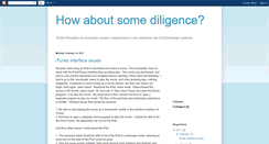 Desktop Screenshot of duediligence13.blogspot.com