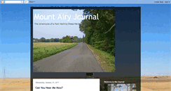 Desktop Screenshot of mountairyjournal.blogspot.com