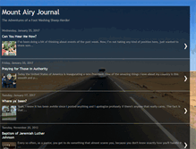 Tablet Screenshot of mountairyjournal.blogspot.com