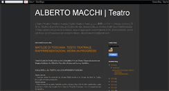 Desktop Screenshot of albertomacchiteatrostorico.blogspot.com