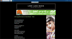 Desktop Screenshot of liriklagu-lyricsongs.blogspot.com