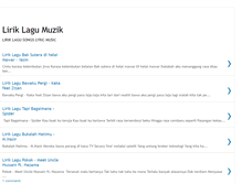 Tablet Screenshot of liriklagu-lyricsongs.blogspot.com