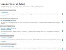 Tablet Screenshot of leaningtowerofbabel.blogspot.com