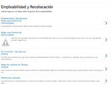 Tablet Screenshot of empleabilidadyrecolocacion.blogspot.com