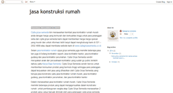 Desktop Screenshot of jasakonstruksirumahmurahjakarta.blogspot.com