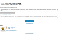 Tablet Screenshot of jasakonstruksirumahmurahjakarta.blogspot.com