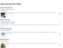 Tablet Screenshot of discoveringthehope.blogspot.com
