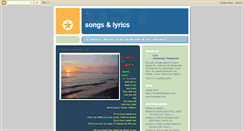 Desktop Screenshot of music2lyrics.blogspot.com