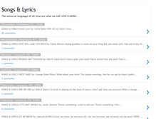 Tablet Screenshot of music2lyrics.blogspot.com