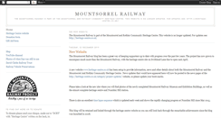 Desktop Screenshot of mountsorrelrailway.blogspot.com