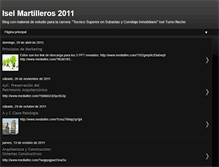Tablet Screenshot of iselmartilleros.blogspot.com