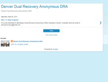 Tablet Screenshot of denverrecovery.blogspot.com