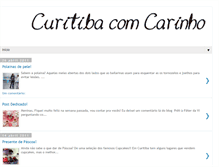 Tablet Screenshot of curitibacomcarinho.blogspot.com