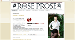 Desktop Screenshot of mrroseprose.blogspot.com