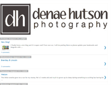 Tablet Screenshot of denaehutsonphotography.blogspot.com