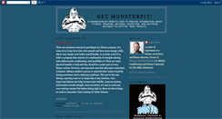 Desktop Screenshot of getmonsterfit.blogspot.com