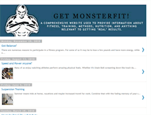 Tablet Screenshot of getmonsterfit.blogspot.com