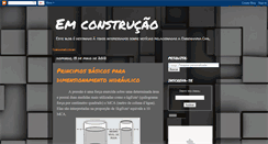 Desktop Screenshot of emconstrucao10.blogspot.com