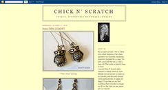 Desktop Screenshot of chicknscratchings.blogspot.com