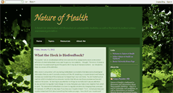 Desktop Screenshot of naturalhealthmed.blogspot.com