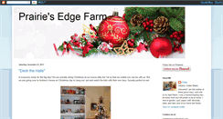 Desktop Screenshot of prairiesedgefarm.blogspot.com