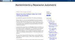 Desktop Screenshot of mantenimiento-automotriz.blogspot.com