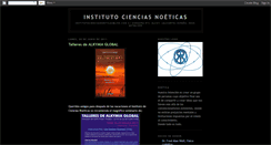 Desktop Screenshot of institutocienciasnoeticas.blogspot.com