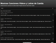 Tablet Screenshot of esmusicacamila.blogspot.com