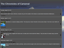 Tablet Screenshot of carsenalthearsenal.blogspot.com