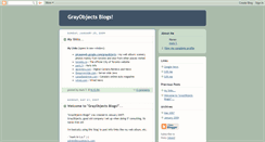 Desktop Screenshot of grayobjects.blogspot.com