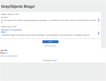 Tablet Screenshot of grayobjects.blogspot.com