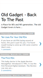 Mobile Screenshot of old-gadget.blogspot.com