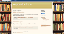 Desktop Screenshot of corporacionbym.blogspot.com