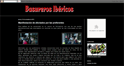 Desktop Screenshot of basurerosibericos.blogspot.com