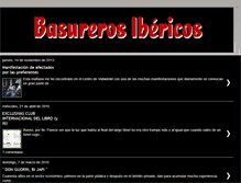 Tablet Screenshot of basurerosibericos.blogspot.com