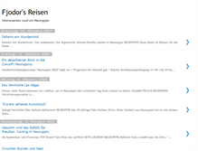 Tablet Screenshot of fjodorsreisen.blogspot.com