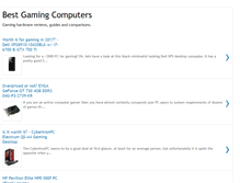 Tablet Screenshot of best-gaming-computers.blogspot.com