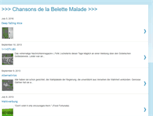 Tablet Screenshot of belettemalade.blogspot.com