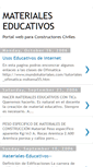 Mobile Screenshot of materiales-educativos.blogspot.com