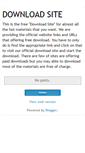 Mobile Screenshot of downloadsite.blogspot.com