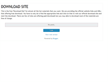 Tablet Screenshot of downloadsite.blogspot.com