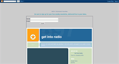 Desktop Screenshot of getintoradio.blogspot.com