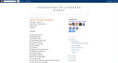 Desktop Screenshot of confessionsofapioneerwoman.blogspot.com