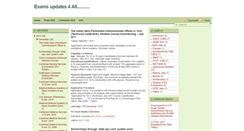 Desktop Screenshot of exams-time.blogspot.com