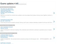 Tablet Screenshot of exams-time.blogspot.com