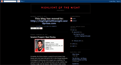 Desktop Screenshot of highlightofthenight.blogspot.com