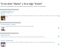 Tablet Screenshot of damecome.blogspot.com