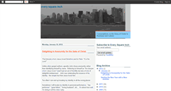 Desktop Screenshot of everysquareinch.blogspot.com